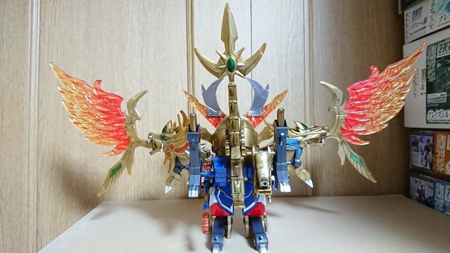 限定版　輝神大将軍獅龍凰(成形色違ジャンク)＋武者刀流義守(未組立)セット Amazon | BB戦士 新SD戦国伝 輝神大将軍 獅龍凰(キシンダイ