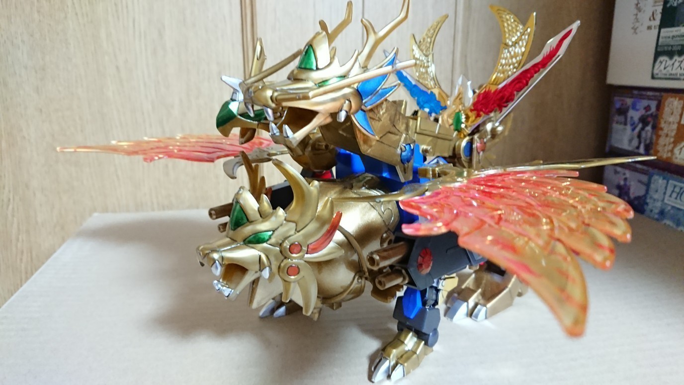 BB戦士 輝神大将軍 獅龍凰: ちょっと作りすぎただけなんだからね
