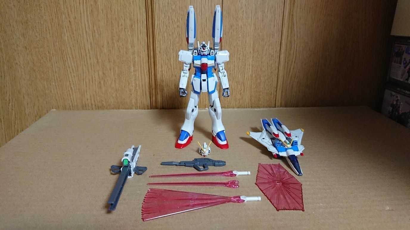 1/144 HGUC Vダッシュガンダム＋旧キット: ちょっと作りすぎた