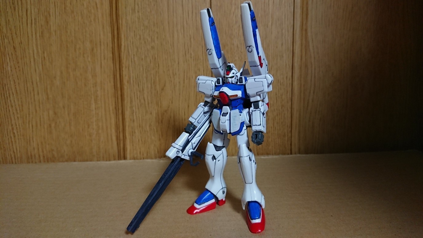 1/144 HGUC Vダッシュガンダム＋旧キット: ちょっと作りすぎた