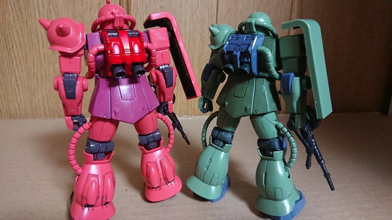 1/144 FG 量産型ザク: ちょっと作りすぎただけなんだからね