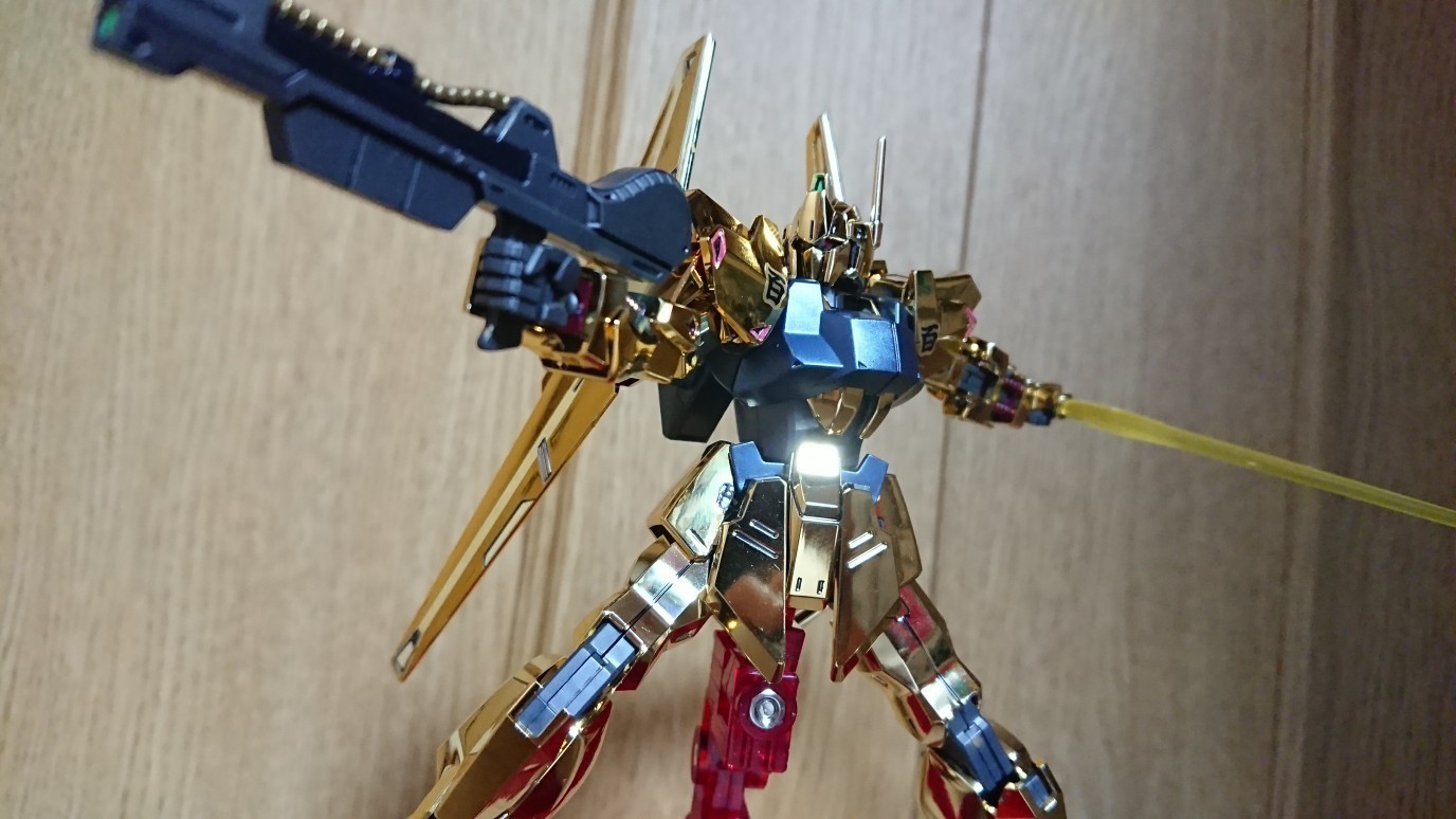 1/144 HGUC 百式 [ゴールドコーティング]: ちょっと作りすぎただけなんだからね！ガンプラ Mk-Ⅱ