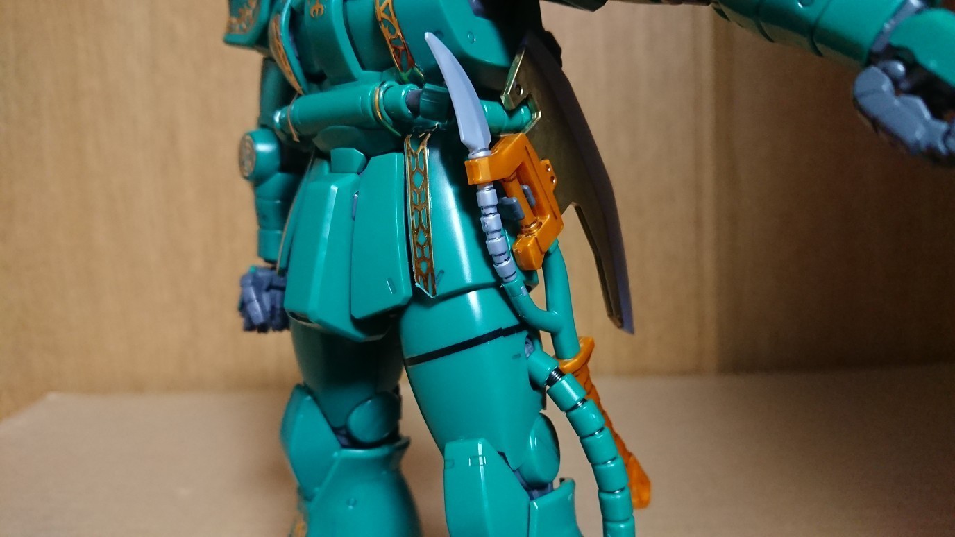 1/100 MG ドズル・ザビ専用ザクⅡ: ちょっと作りすぎただけなん