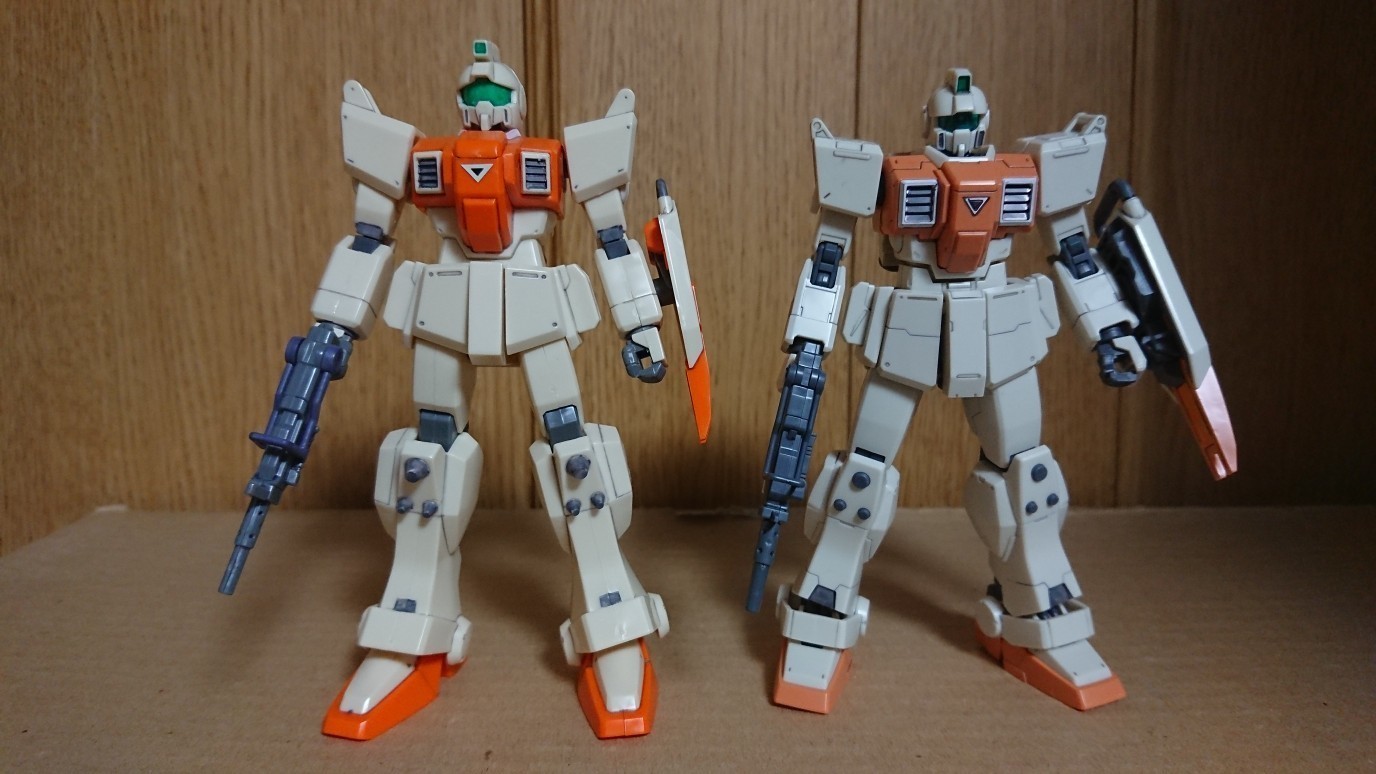 1/144 HGUC 陸戦型ジム: ちょっと作りすぎただけなんだからね