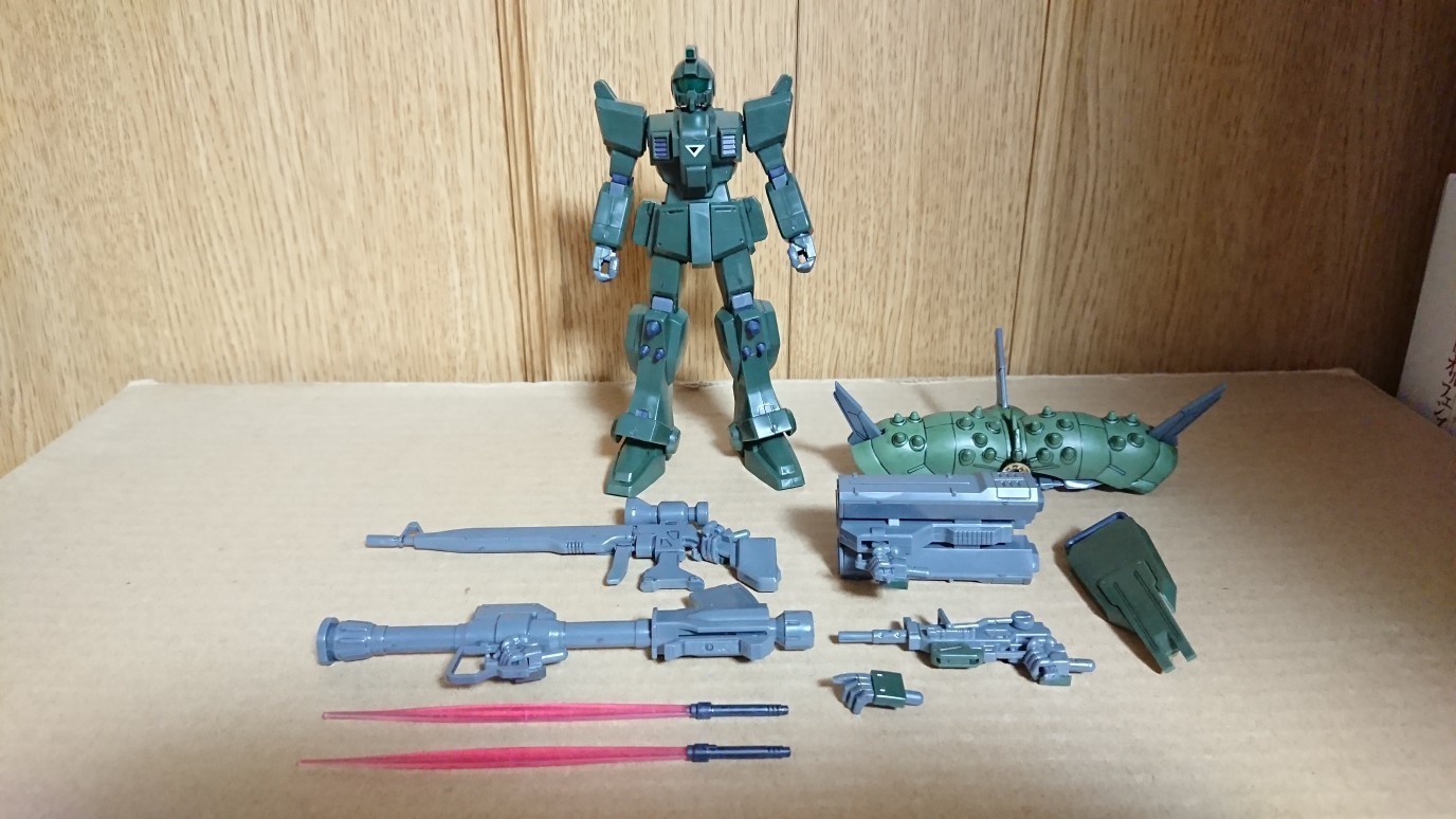 1/144 HGUC ジム・スナイパー＋旧キット: ちょっと作りすぎた