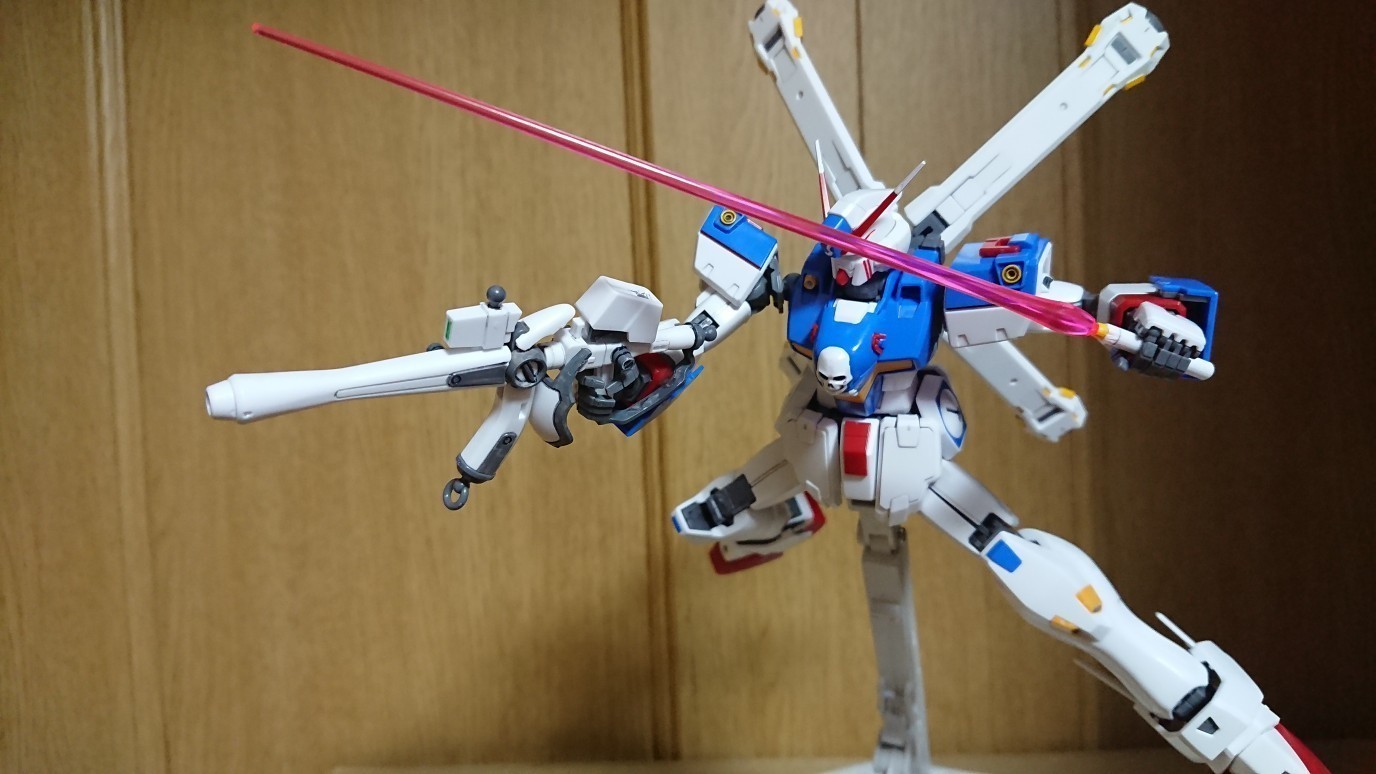 1/100 MG クロスボーンガンダムX3 [Ver.Ka]: ちょっと作りすぎ