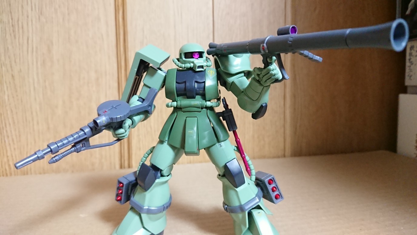 1/144 HGUC 量産型ザク（MSイグルー:1）: ちょっと作りすぎた