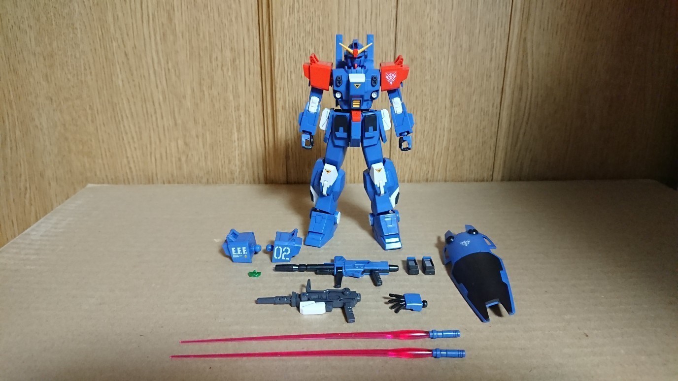 1/144 HGUC ブルーディスティニー2号機”EXAM”: ちょっと作り