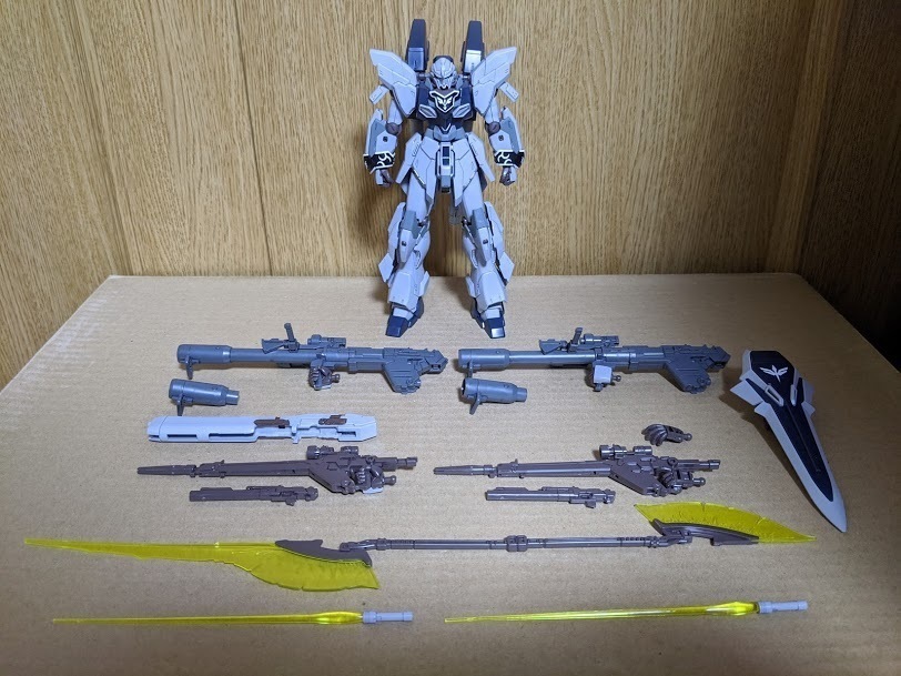 1/144 HGUC Ⅱネオ・ジオング（ナラティブVer.）: ちょっと作り