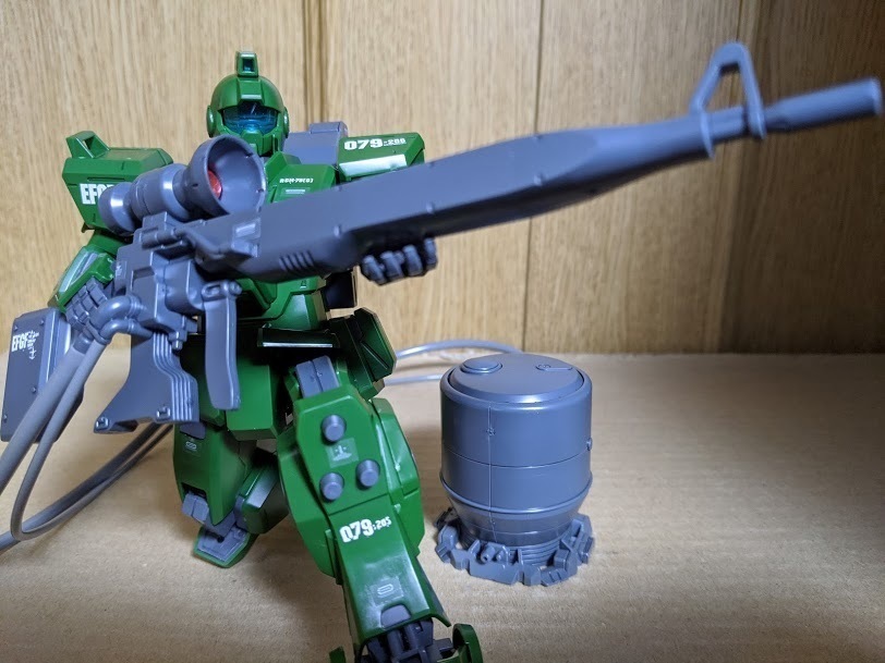 1/100 MG ジム・スナイパー: ちょっと作りすぎただけなんだから