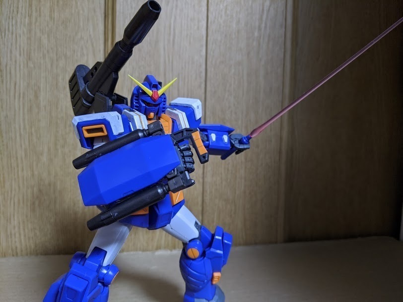 1/100 MG フルアーマーガンダム（ブルーカラーVer.）: ちょっと
