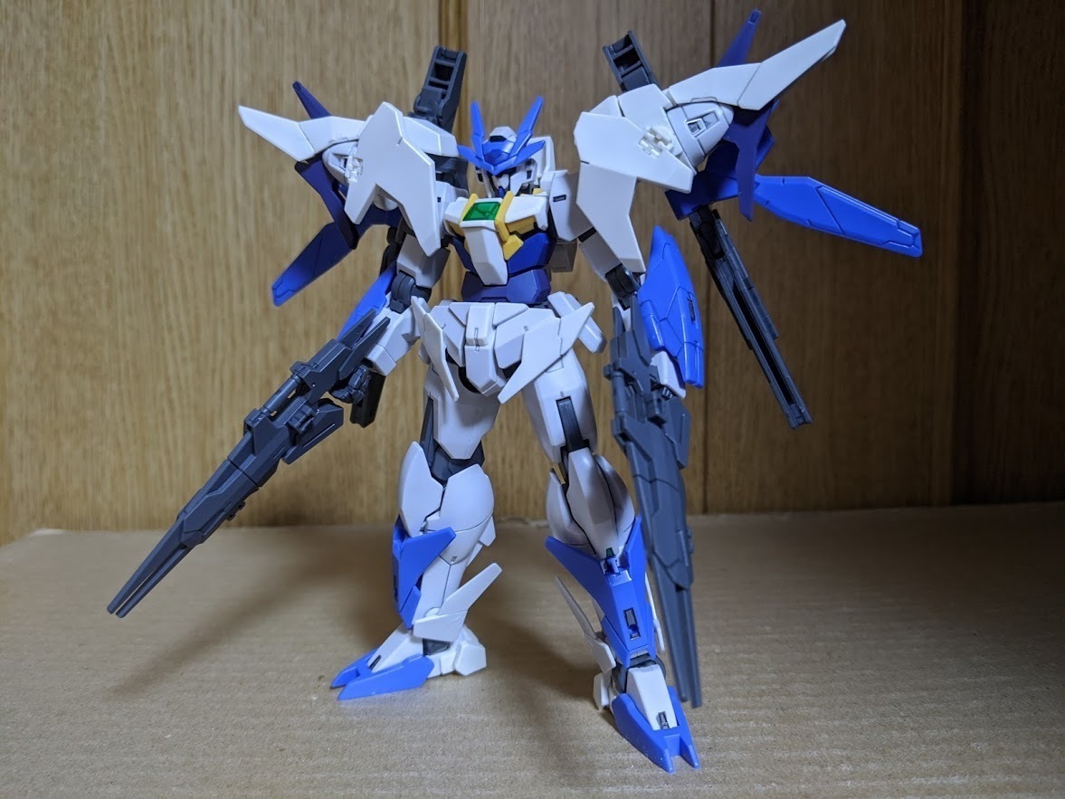 1/144 HG BD:R ガンダムダブルオースカイメビウス: ちょっと作りすぎた