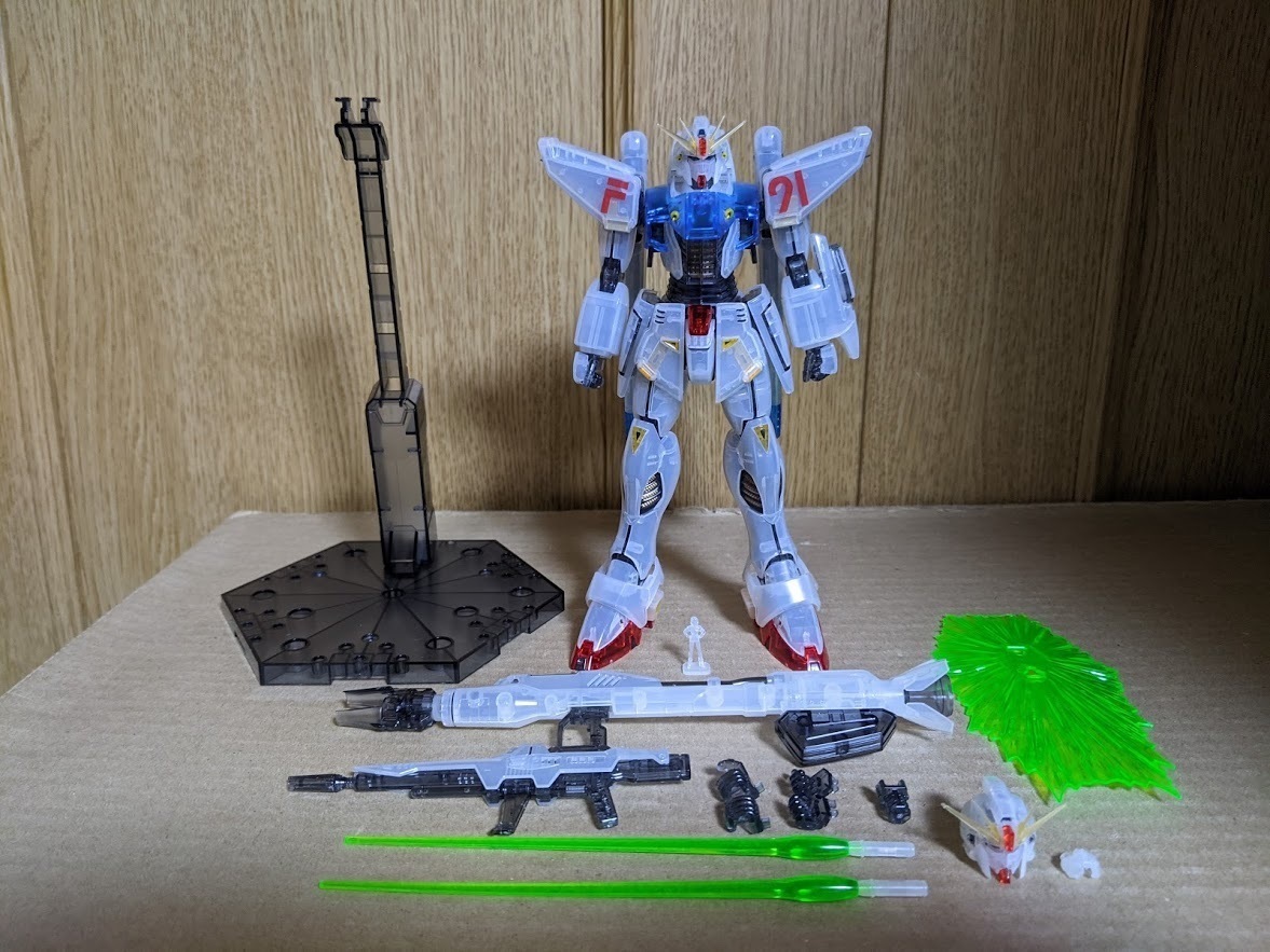 1/100 MG ガンダムF91 Ver.2.0（残像イメージカラー）: ちょっと作り