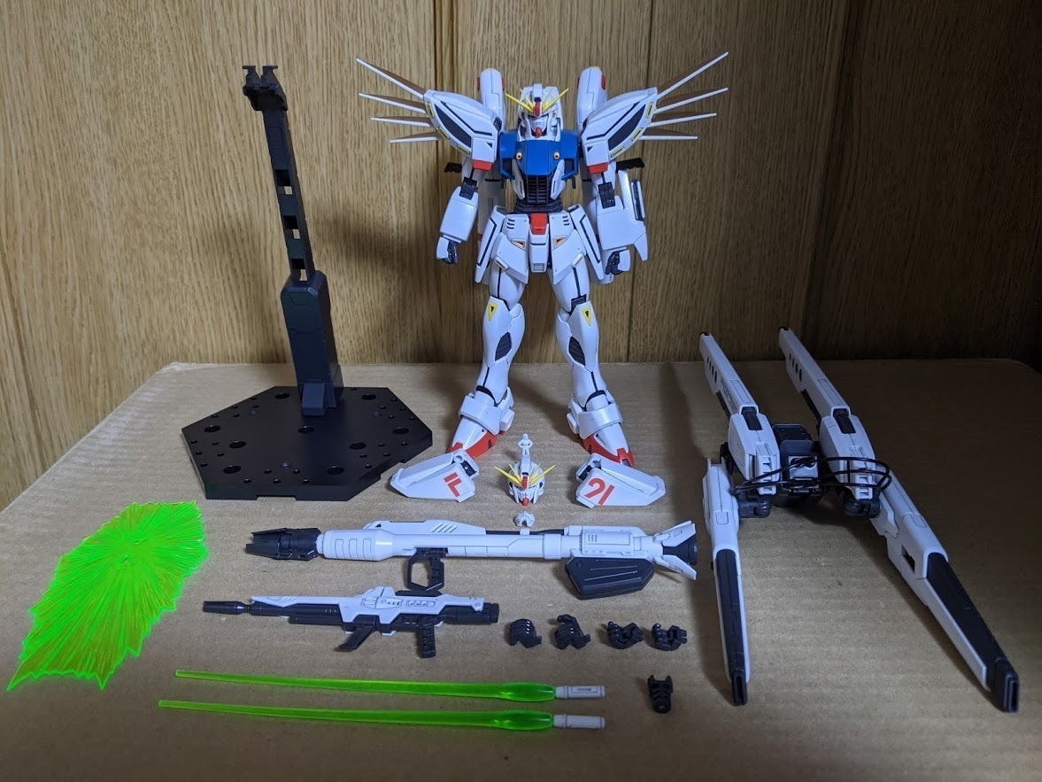 1/100 MG ガンダムF91 Ver.2.0 バックキャノン装着型＆ツイン