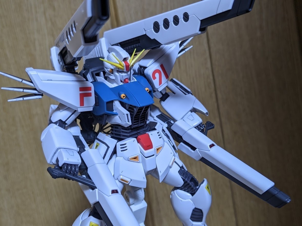 1/100 MG ガンダムF91 Ver.2.0 バックキャノン装着型＆ツイン