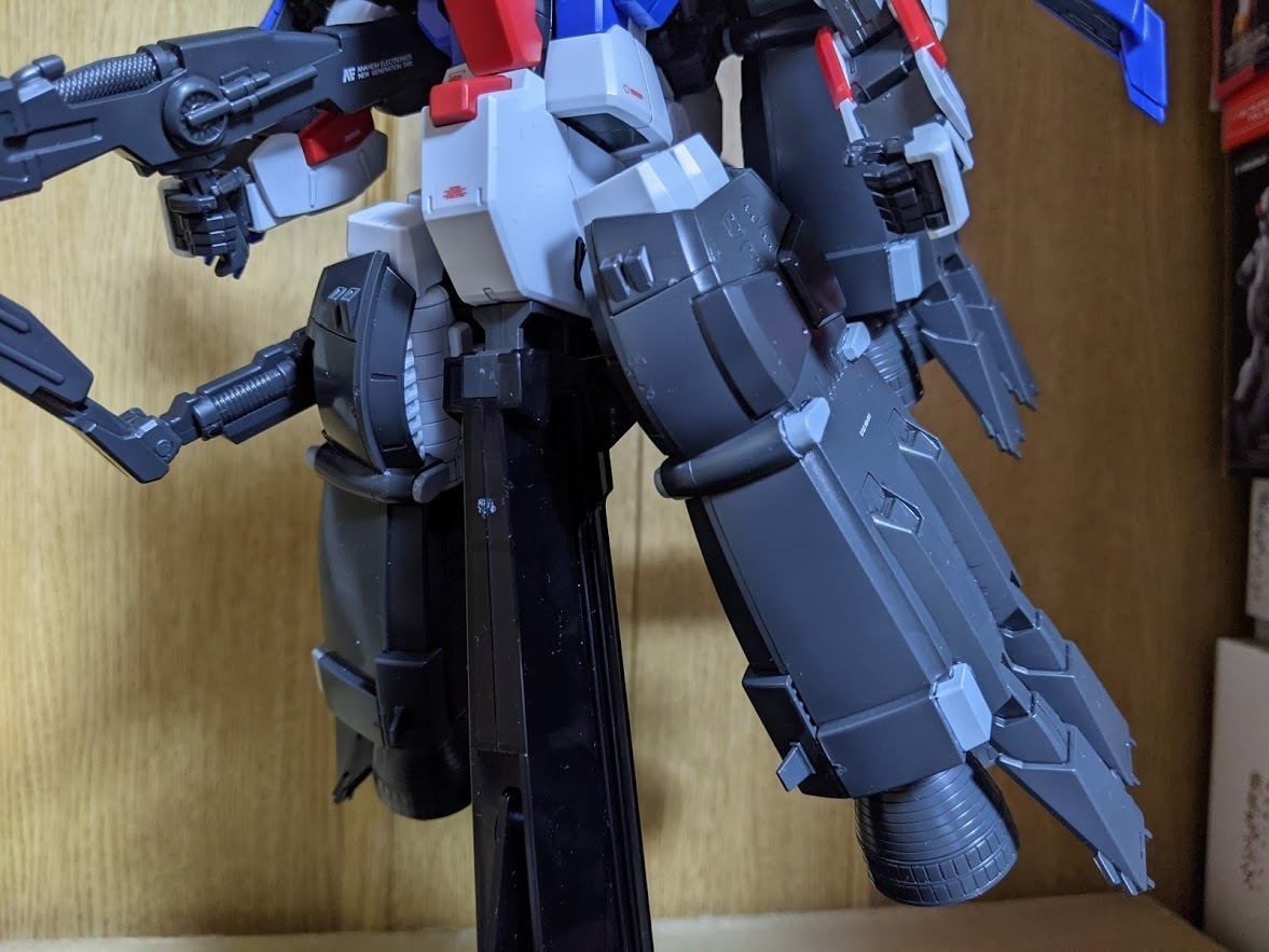 1/100 MG Sガンダム ブースターユニット装着型: ちょっと作り 1/100 MG Sガンダム ブースターユニット装着型: ちょっと作り