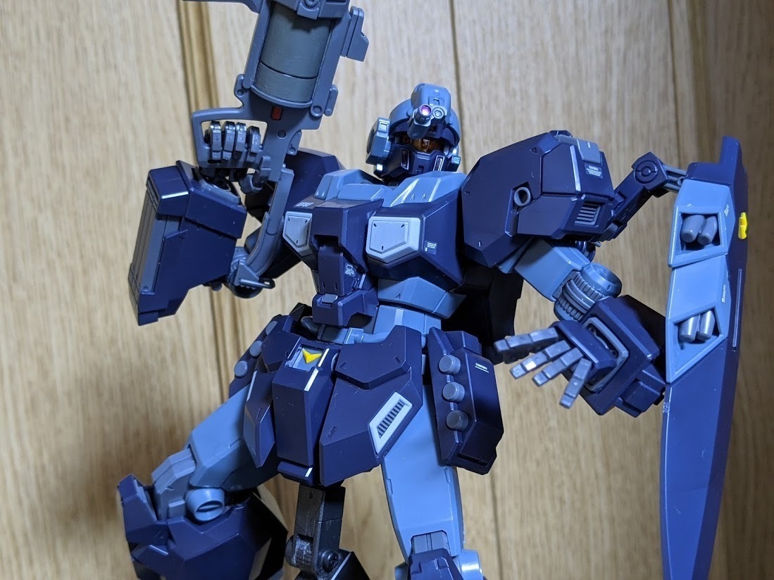 1/100 MG ジェスタ（シェザール隊仕様 B＆C班装備）: ちょっと作りすぎ