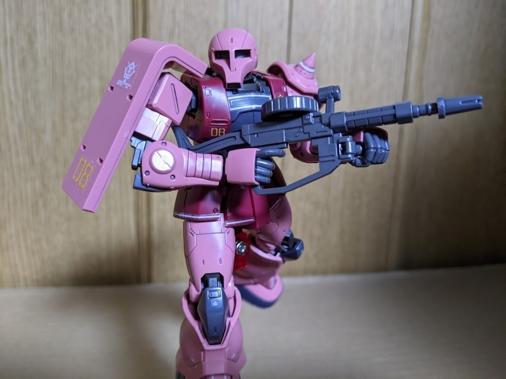 1/144 HG GTO シャア専用ザクⅠ（LIMITED MODEL）: ちょっと作り