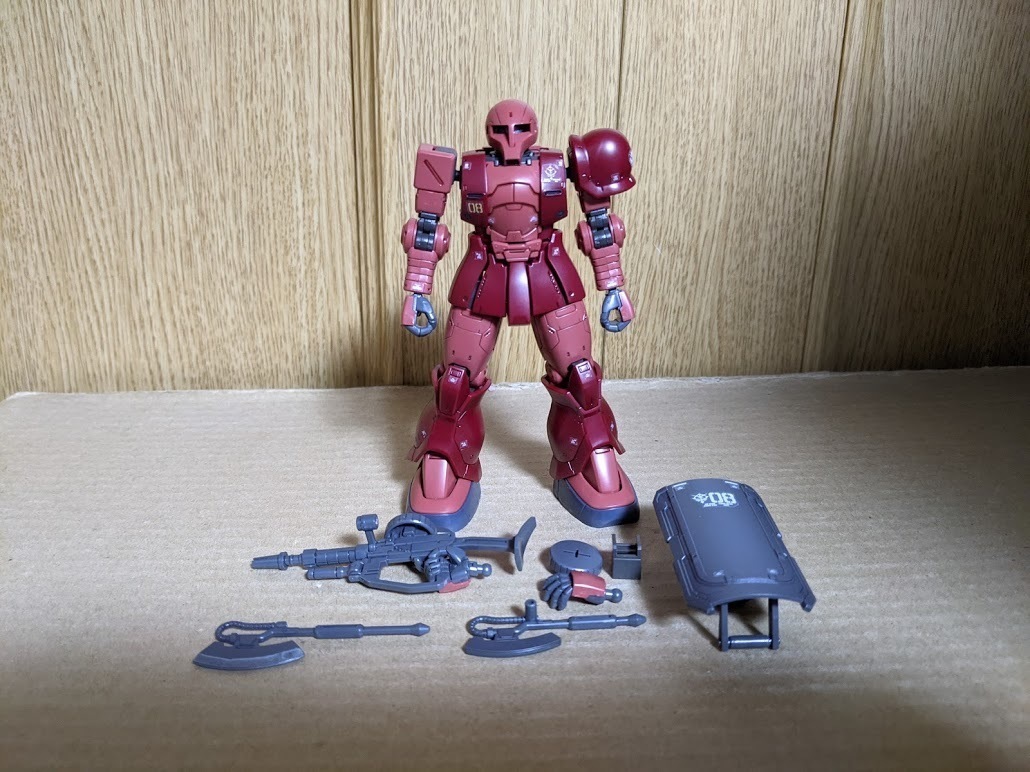 1/144 HG GTO ザクⅠ（シャア・アズナブル機）: ちょっと作り