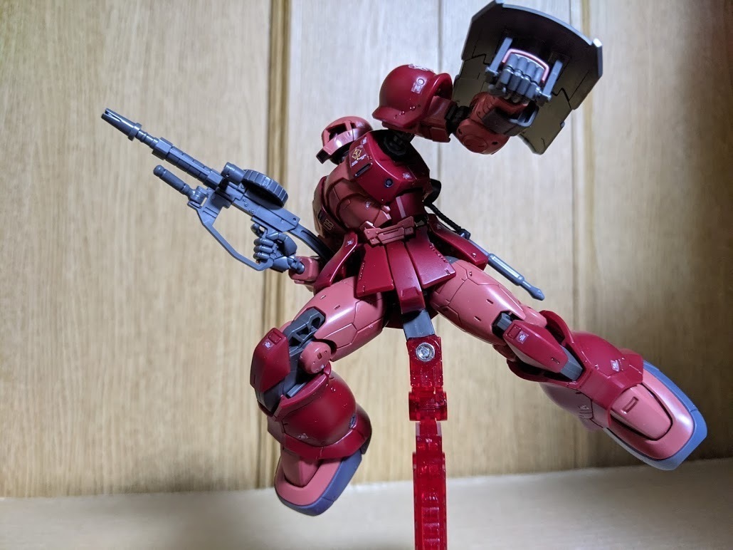 1/144 HG GTO ザクⅠ（シャア・アズナブル機）: ちょっと作り