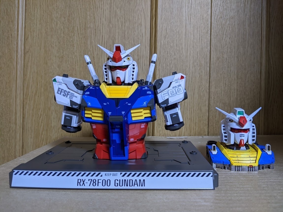 1/48 RX78-02 ガンダム ジ オリジン ヘッドモデル: ちょっと作り