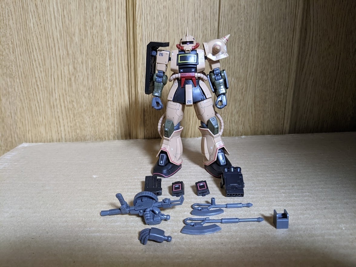1/144 HG GTO ザク・デザートタイプ: ちょっと作りすぎただけ