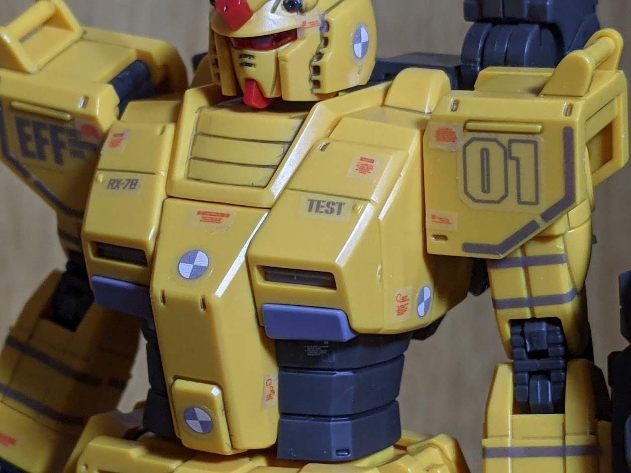 1/144 HG GTO 局地型ガンダム（ロールアウトカラー）: ちょっと