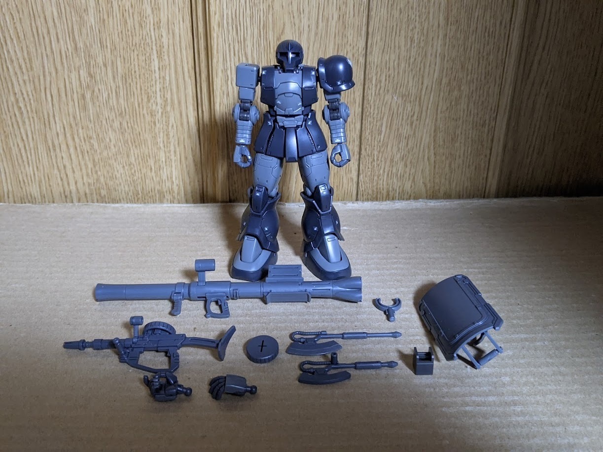1/144 HG GTO ザクⅠ（キシリア部隊機）: ちょっと作りすぎた