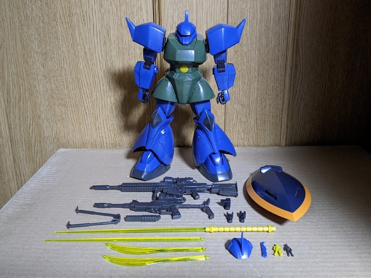 1/100 MG アナベル・ガトー専用ゲルググ Ver.2.0: ちょっと作りすぎた