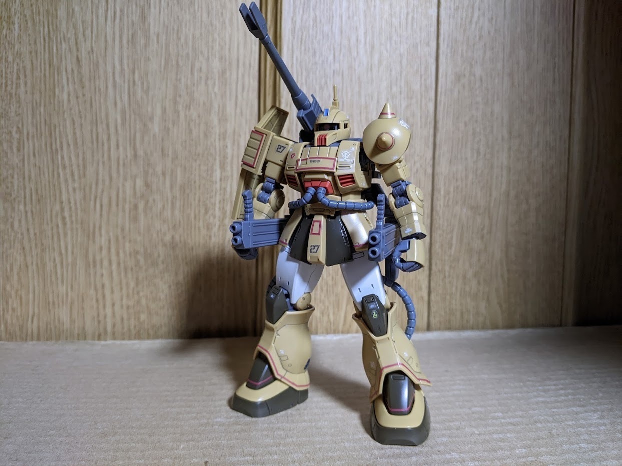 1/144 HG GTO ザク・キャノン テストタイプ: ちょっと作りすぎた