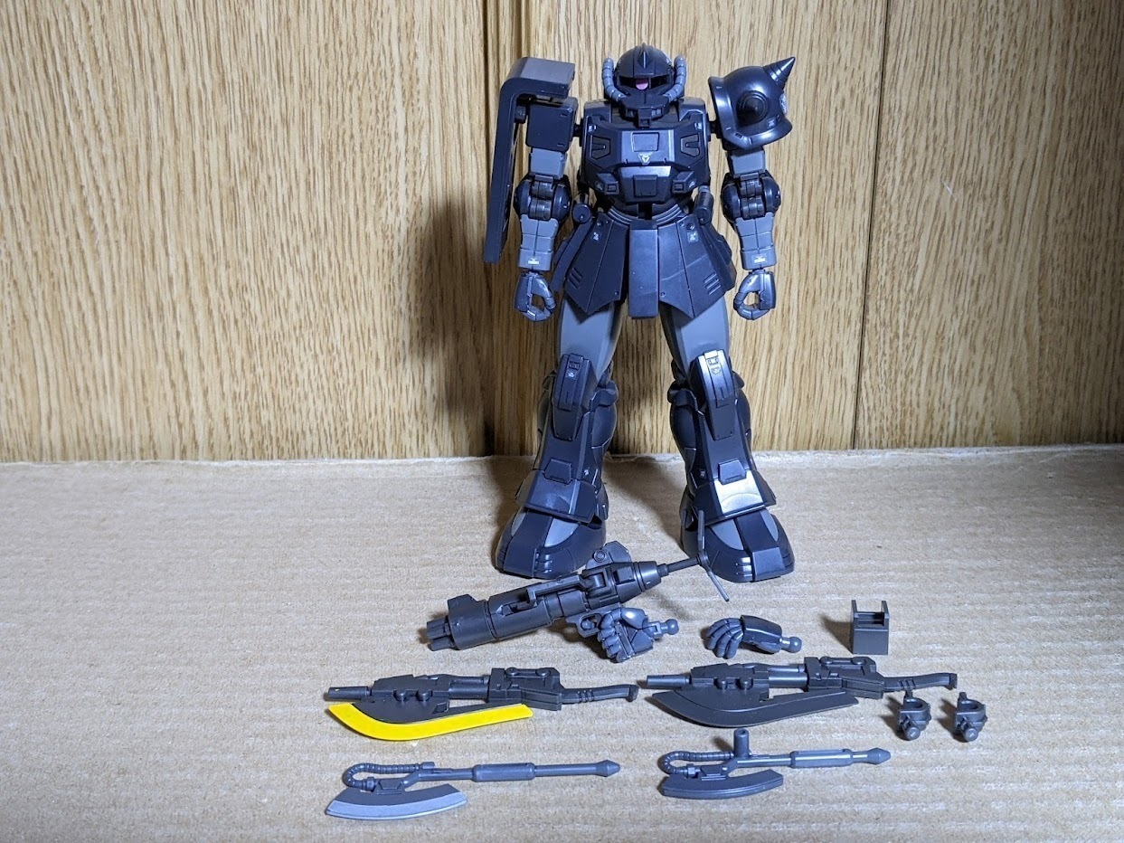 1/144 HG GTO アクト・ザク（キシリア部隊機）: ちょっと作りすぎた