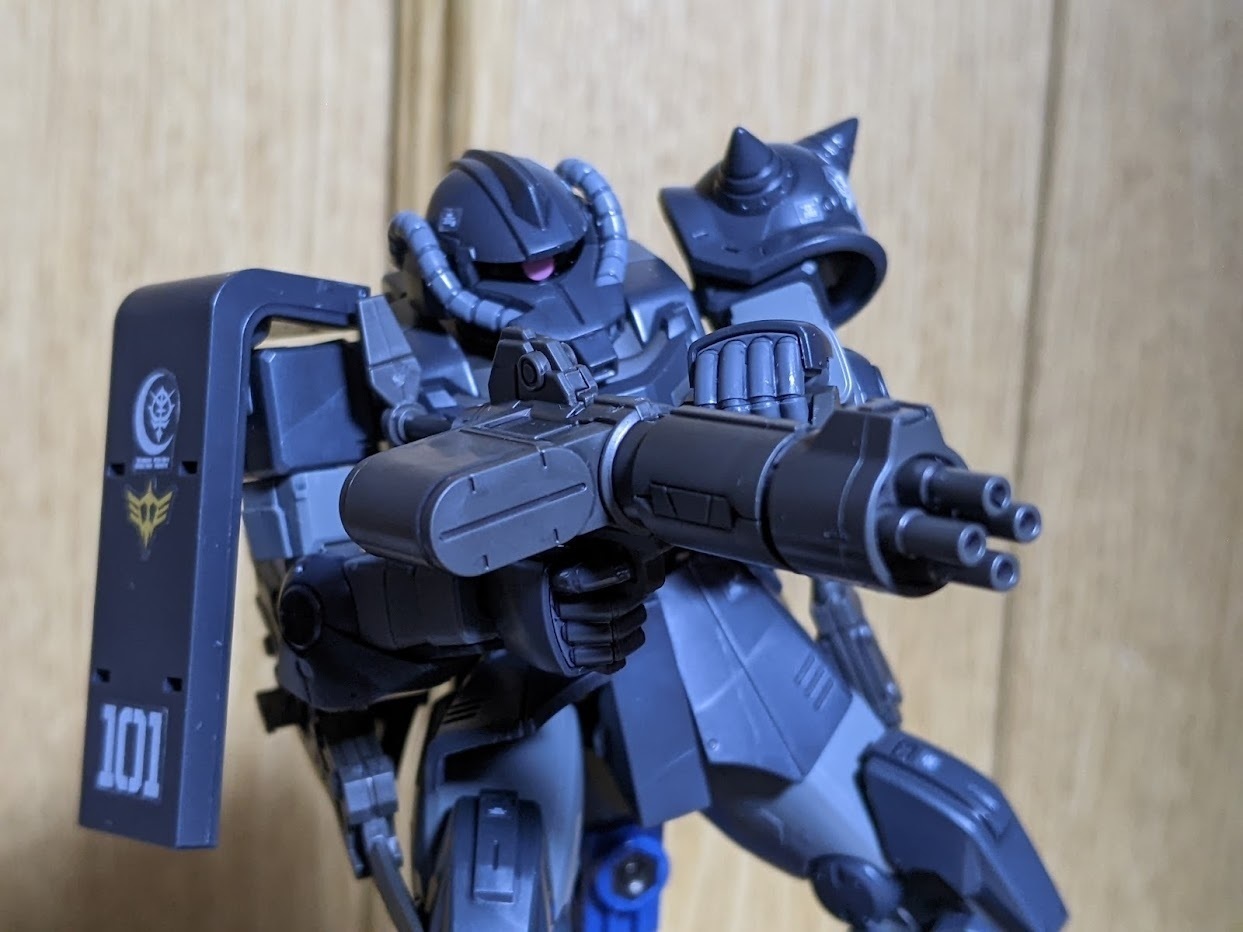 1/144 HG GTO アクト・ザク（キシリア部隊機）: ちょっと作りすぎた