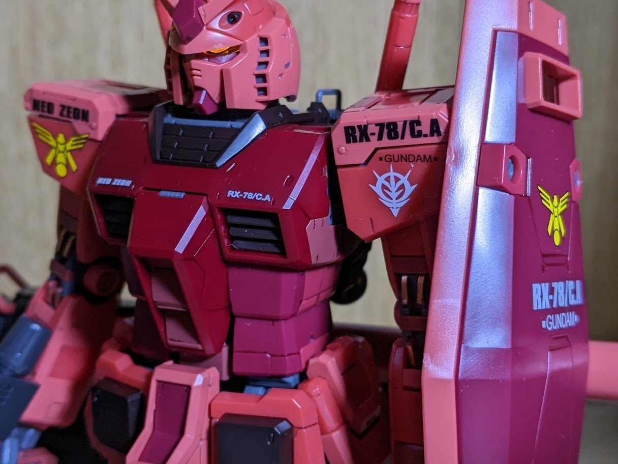 1/100 MG キャスバル専用ガンダム Ver.3.0: ちょっと作りすぎた