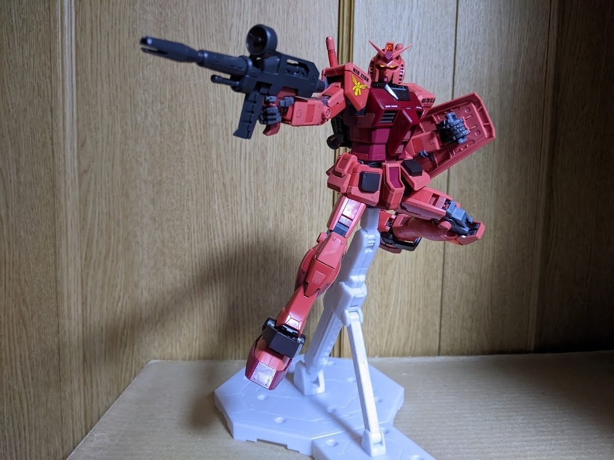 1/100 MG キャスバル専用ガンダム Ver.3.0: ちょっと作りすぎた