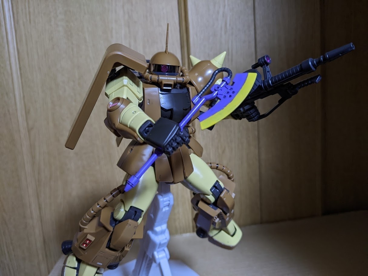 1/100 MG マサヤ・ナカガワ専用ザクⅡ: ちょっと作りすぎただけ