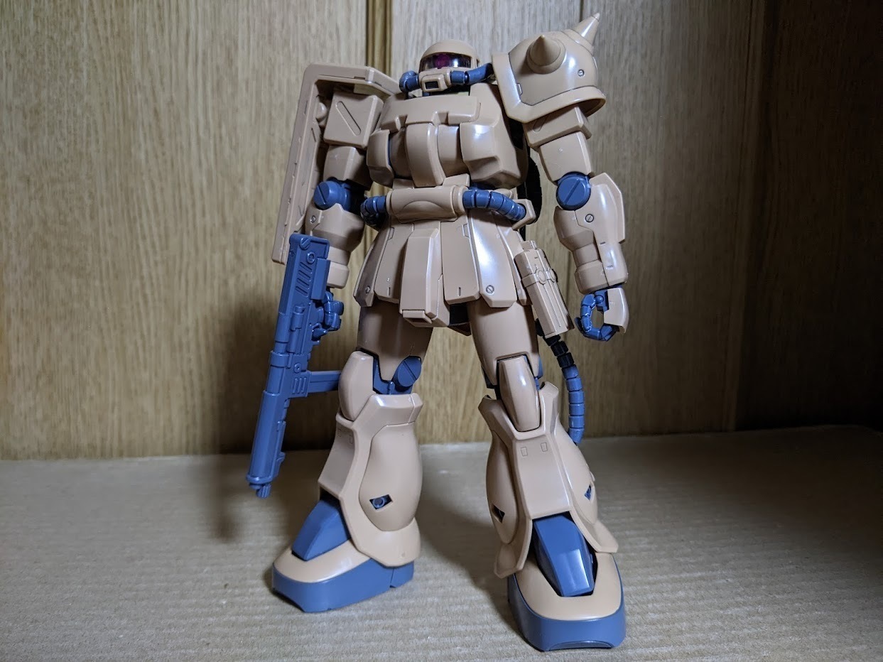 1/100 MG ザクⅡF2型（キンバライト基地仕様）: ちょっと作りすぎた