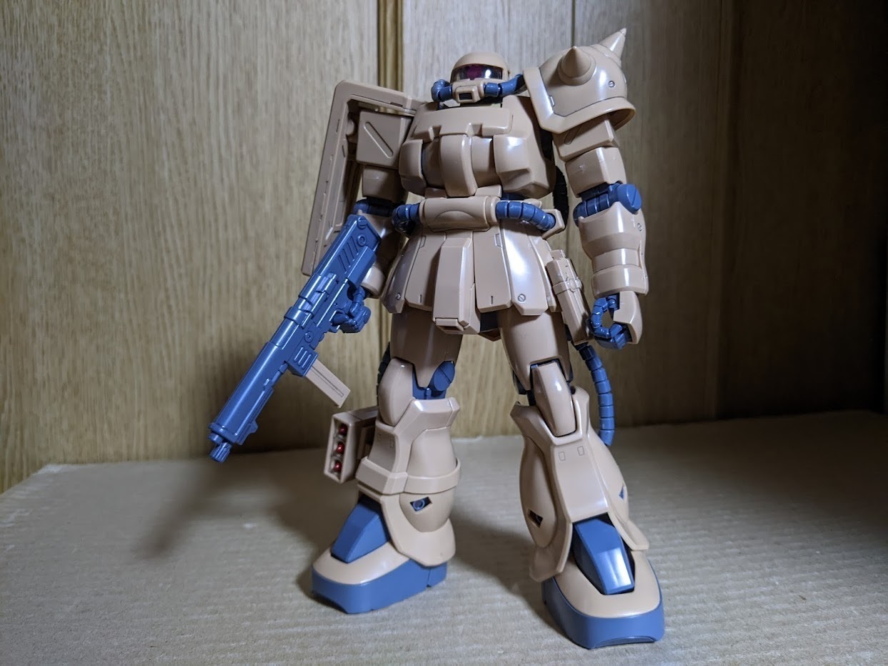 1/100 MG ザクⅡF2型（キンバライト基地仕様）: ちょっと作りすぎただけなんだからね！ガンプラ Mk-Ⅱ