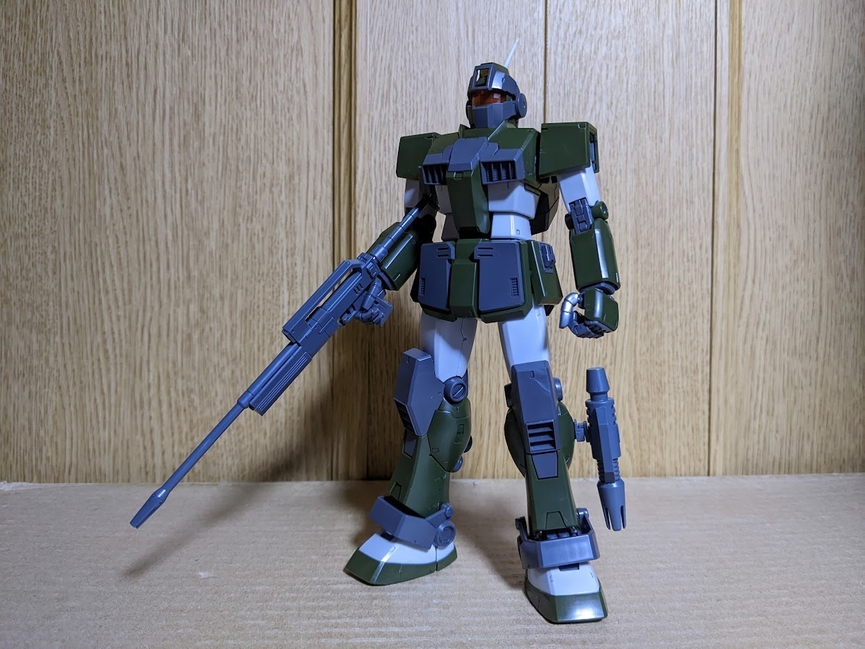 1/100 MG ジム・スナイパーカスタム（テネス・A・ユング機）: ちょっと 