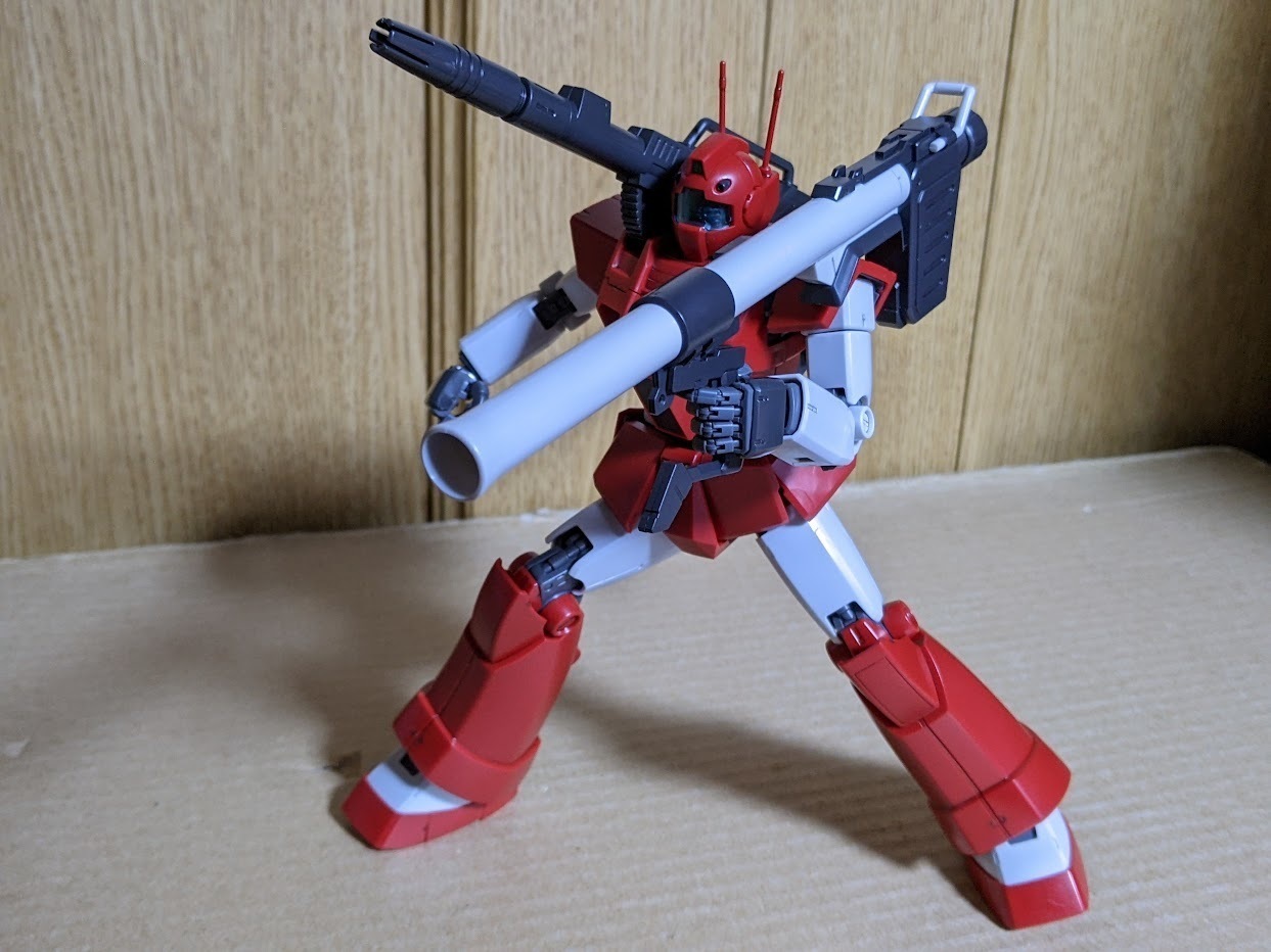 1/100 MG ジム・キャノン[レッド・ヘッド]（ジャブロー防衛隊