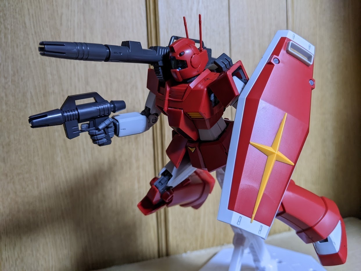 1/100 MG ジム・キャノン[レッド・ヘッド]（ジャブロー防衛隊