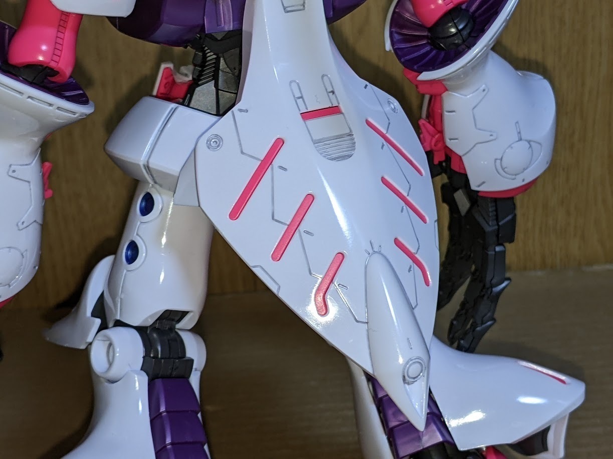 1/100 MG キュベレイ・アンベリール: ちょっと作りすぎただけ