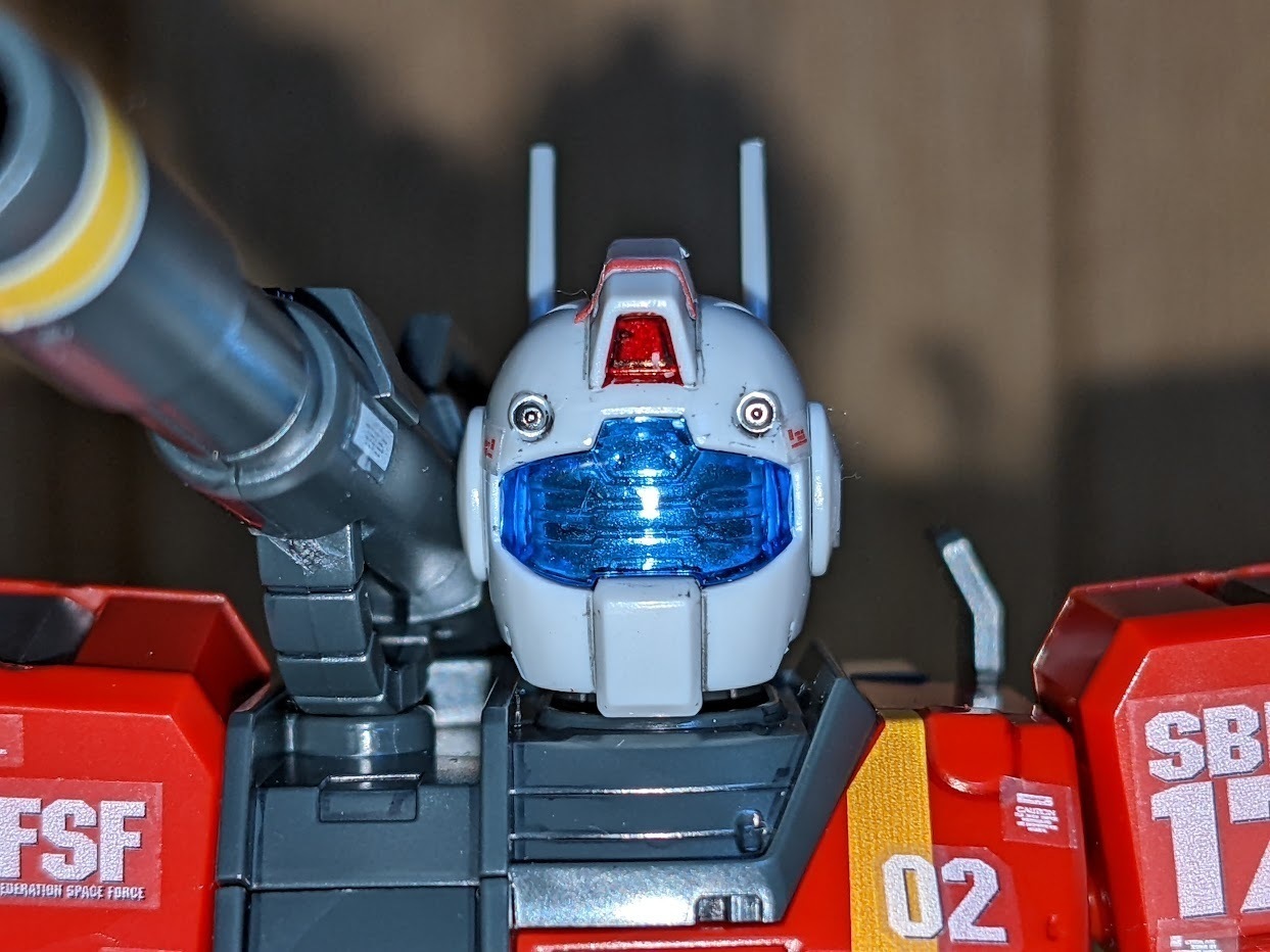 1/144 HG GTO ジム・キャノン（空間突撃仕様）: ちょっと作り