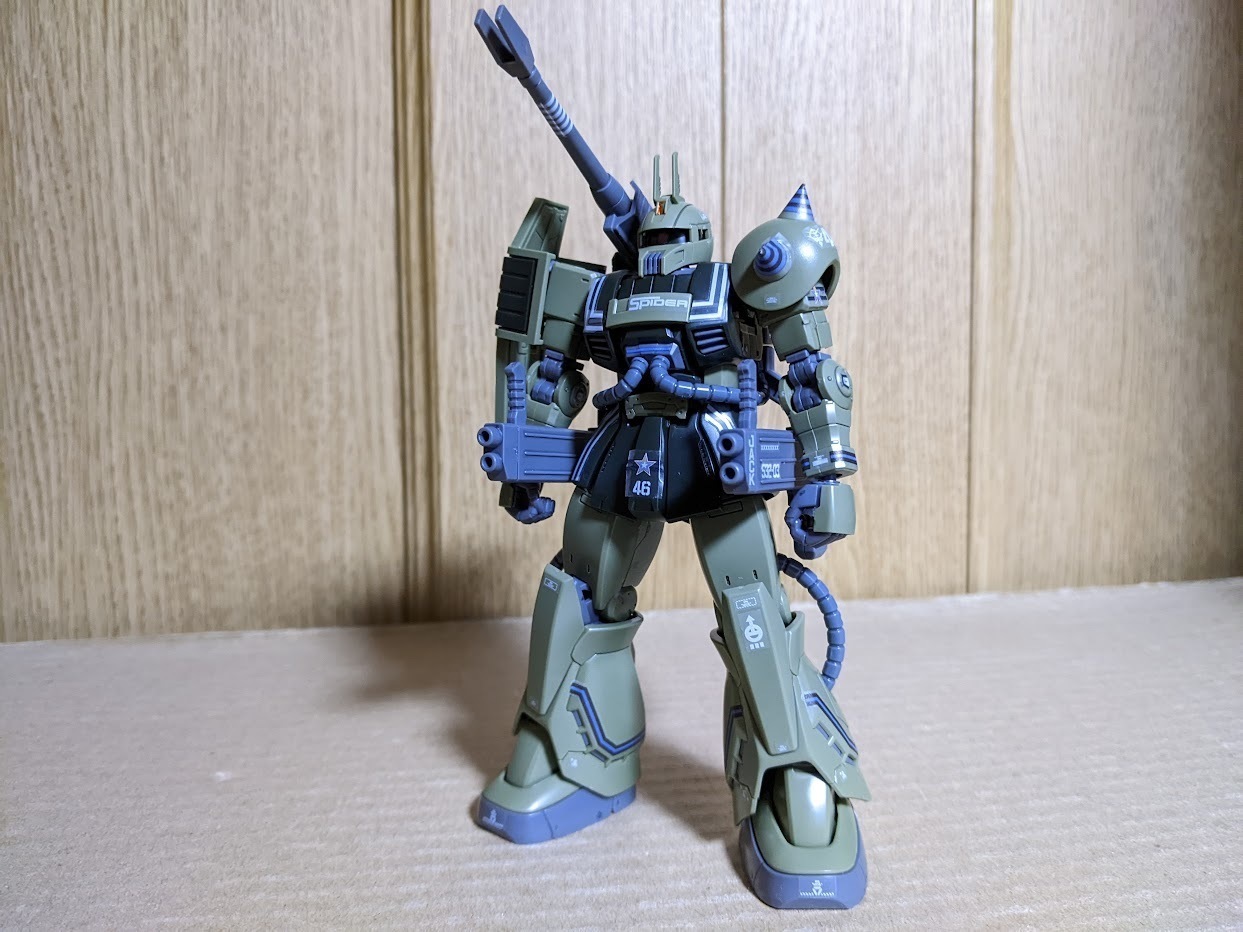 1/144 HG GTO ザク・キャノン: ちょっと作りすぎただけなんだからね 