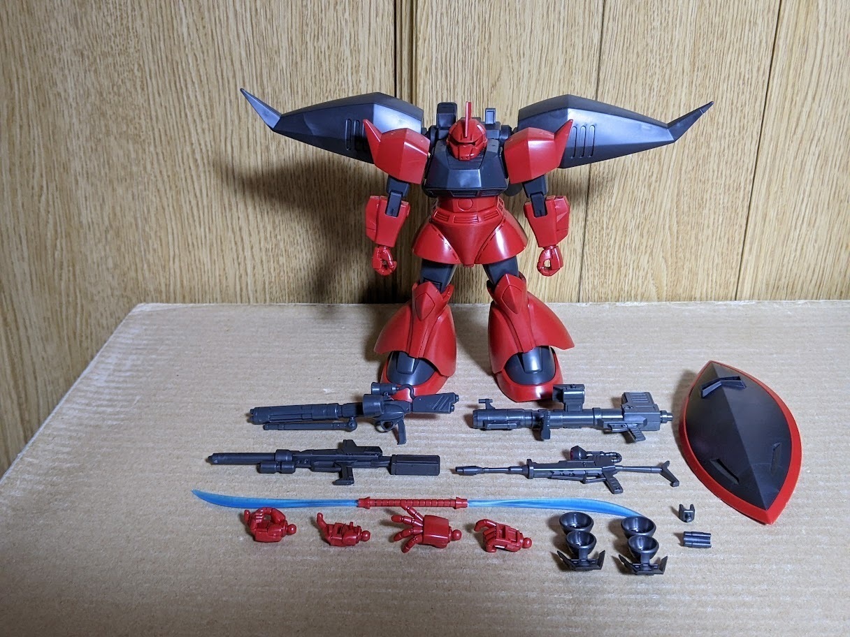 1/144 HGUC ゲルググ ウェルテクス: ちょっと作りすぎただけなん