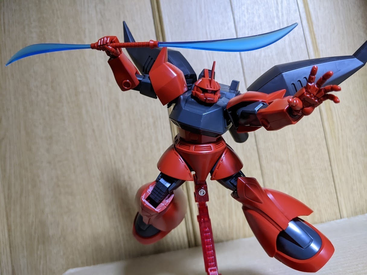 1/144 HGUC ゲルググ ウェルテクス: ちょっと作りすぎただけなん