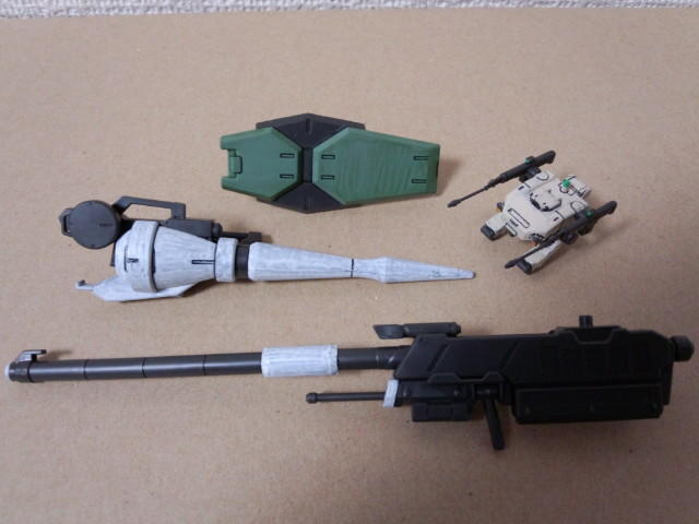 1/144 HG IBA MSオプションセット１＆CGSモビルワーカー: ちょっと作り