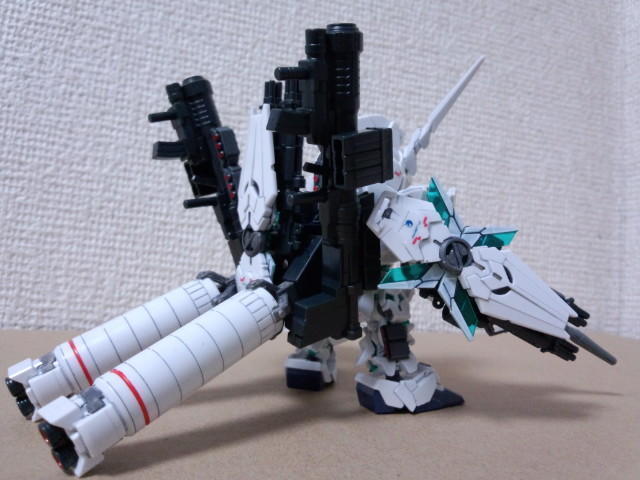 BB戦士 フルアーマー・ユニコーンガンダム: ちょっと作りすぎた