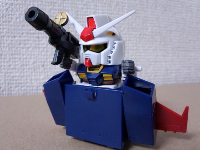 SDGG RX-78-2ガンダム（Gアーマー仕様）: ちょっと作りすぎた
