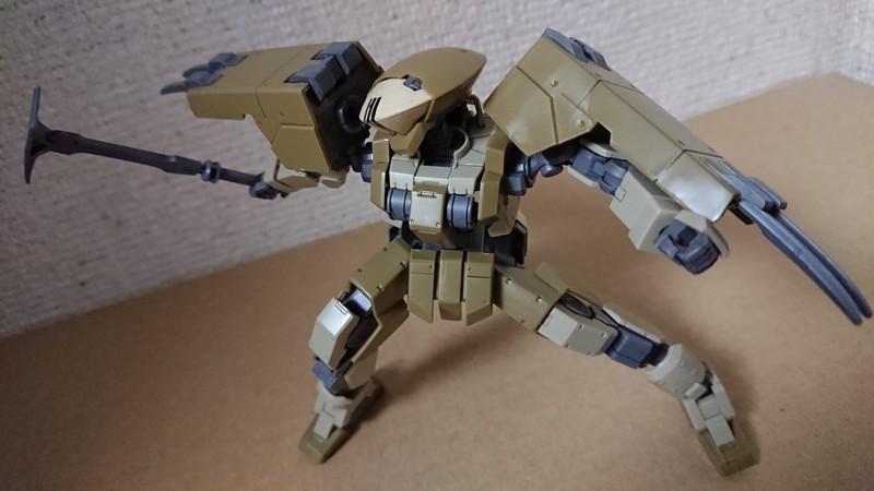 1/144 HG IBO ゲイレールシャルフリヒター: ちょっと作りすぎた