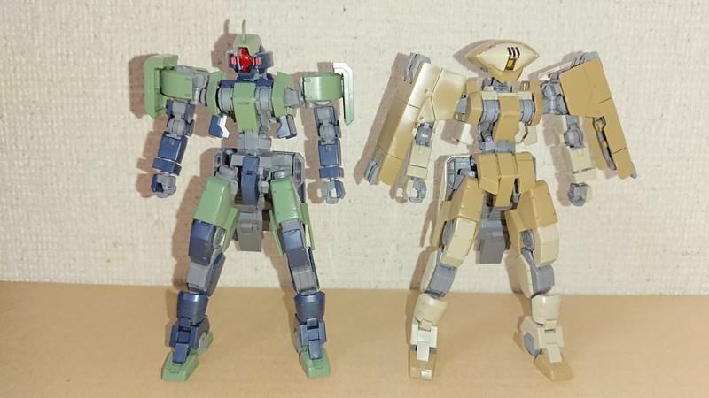 1/144 HG IBO ゲイレールシャルフリヒター: ちょっと作りすぎた